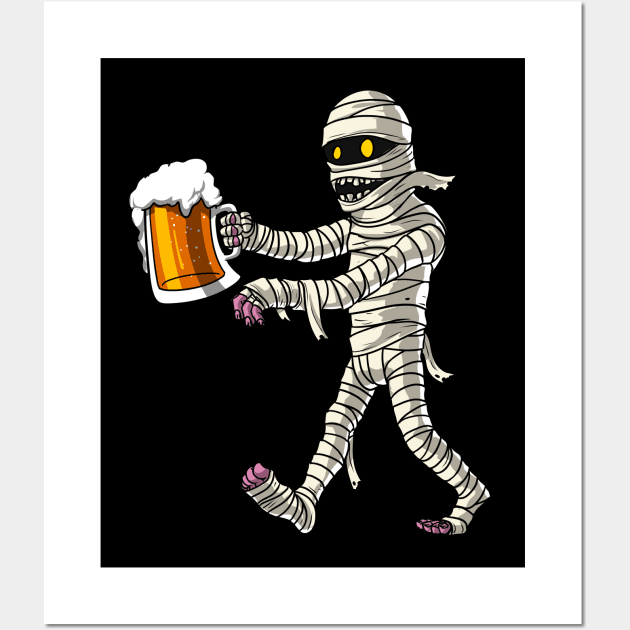 Mummy Beer Party Wall Art by underheaven